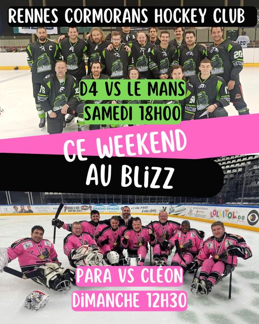 Hockey - para Hockey - Rennes Cormorans Hockey Club - Le Blizz - Rennes - 2024